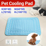Pet Cool Gel Mat Dog Cat Bed Non-Toxic Breathable Summer Pad 5 Sizes Dog Pad AU - L(70*55cm)