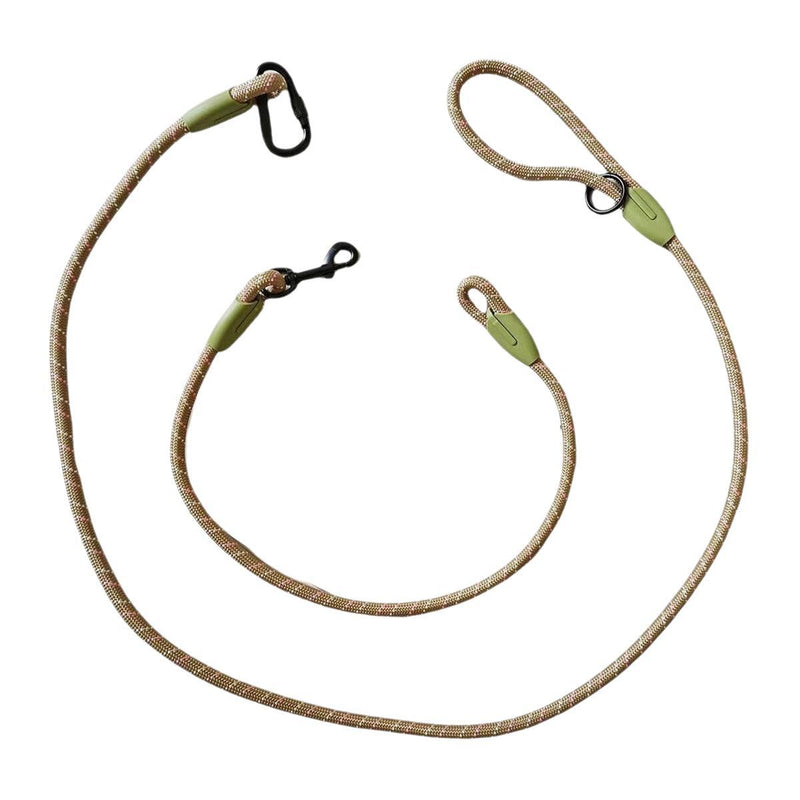 Adjustable Diagonal Dog Walking Leash Hands Free Crossbody Pet Lead Dogs - Colourful