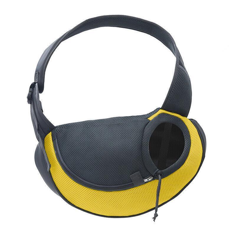 L Size Pet Shoulder Carrier Bag Puppy Cat Dog Travel Sling Backpack Portable - Green