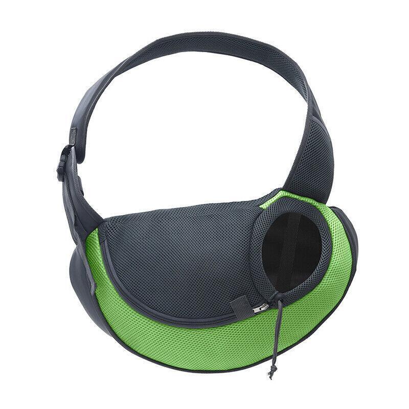 L Size Pet Shoulder Carrier Bag Puppy Cat Dog Travel Sling Backpack Portable - Yellow