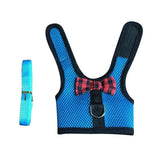 Rabbit Vest Harness Leash Lead Small Animal Pet Mesh Hamster Bunny Traction Rope M - Blue