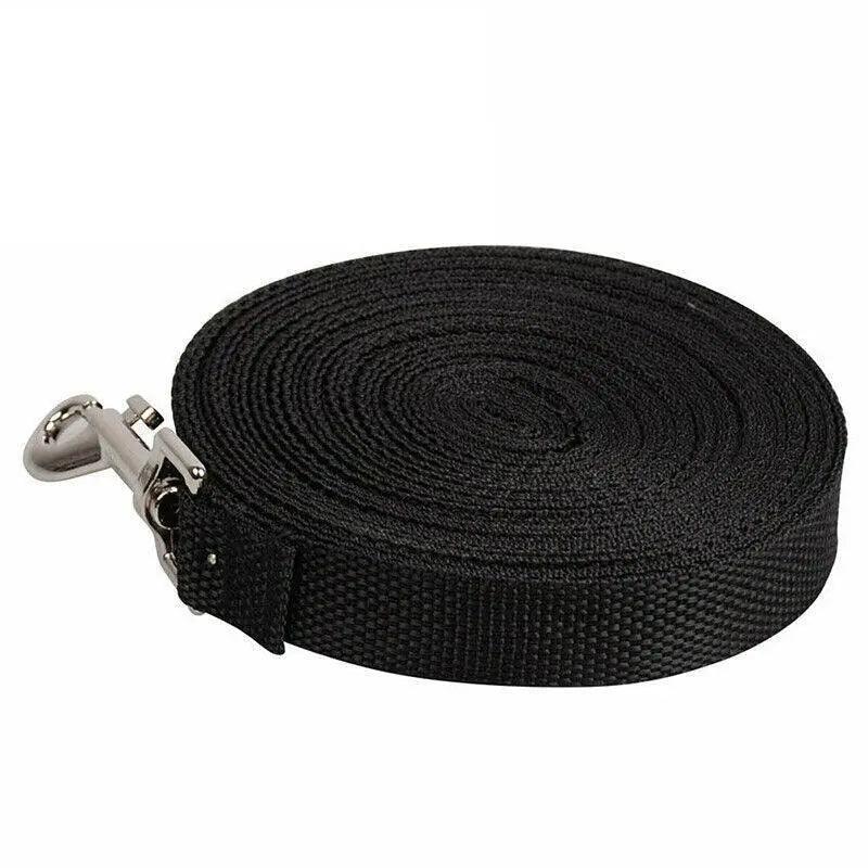 50Ft/15M Long Dog Lead Pet Puppy Leash Training Obedience Recall Walk Tracking - Blue
