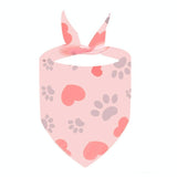 Cute Pet Triangle Towel Bib Cartoon Cats And Dogs Drool Towel Scarf - 11