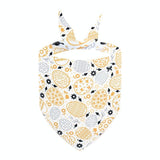 Cute Pet Triangle Towel Bib Cartoon Cats And Dogs Drool Towel Scarf - 06