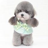 Pet Accessories Dog Small Shawl Bib Saliva Towel Triangle Scarf - Size L - Light Blue