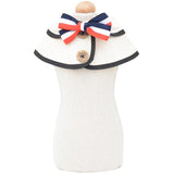Dog Shawl Saliva Towel Scarf Pet Bow Tie Jewelry Accessories - Size S - White