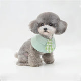 Pet Shawl Scarf Saliva Towel Dog Clothes Accessories - Size S - Yellow