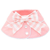 Pet Accessories Dog Small Shawl Bib Saliva Towel Triangle Scarf - Size M - Light Yellow