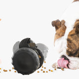 Vibe Geeks Pet Food Dispenser Tumbler Dog Treat Toy - Black