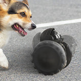 Vibe Geeks Pet Food Dispenser Tumbler Dog Treat Toy - Black