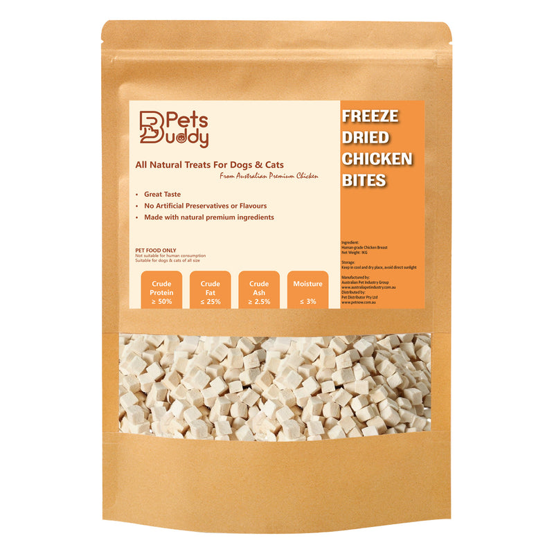 PetsBuddy Freeze Dried Treat Chicken Breast 1kg
