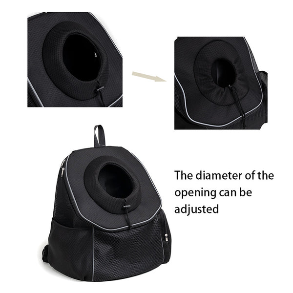 Purple Breathable Mesh Pet Carrier Backpack - Head-Out Design for Small Dogs & Cats, Ventilated Travel Hiking Carrier Bag with Front Entry & Pockets