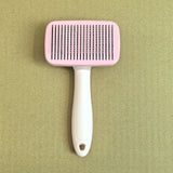 Pink 8-Piece Pet Grooming Tool Set - Brushes, Nail Clippers & More