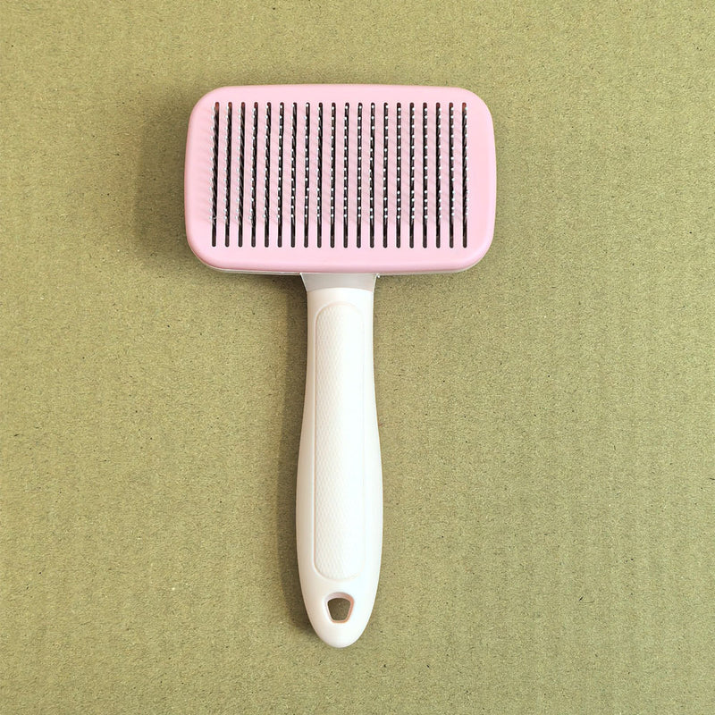 Pink 8-Piece Pet Grooming Tool Set - Brushes, Nail Clippers & More