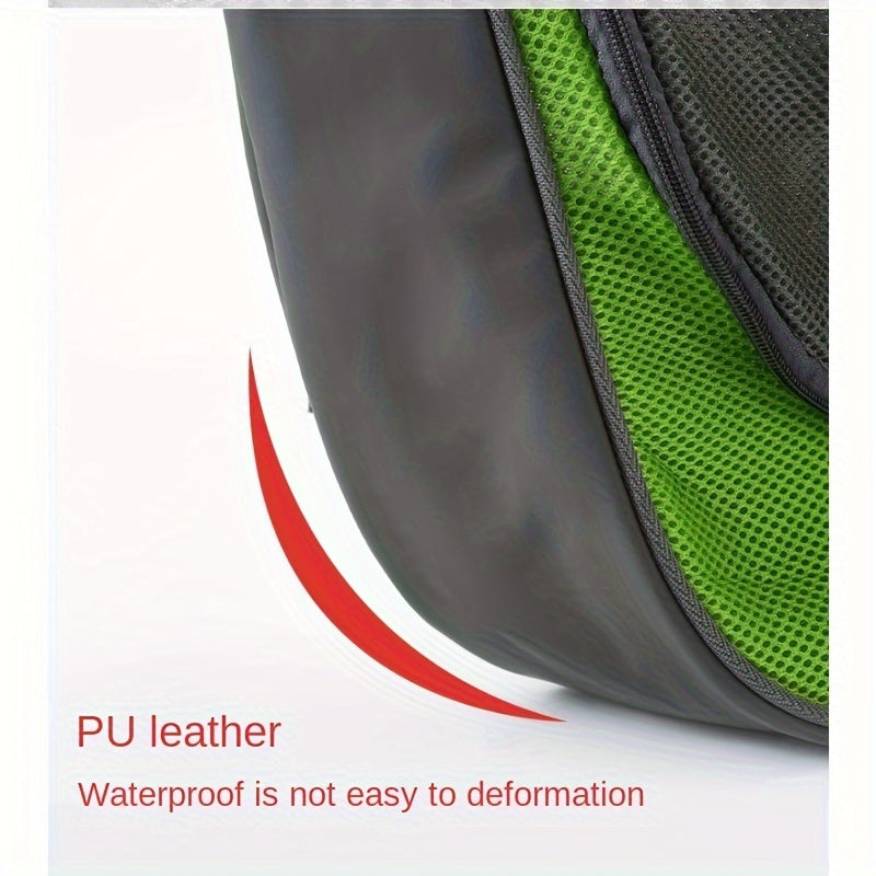 Yellow Portable Oxford Fabric Pet Carrier for Cats and Puppies (Size L)