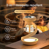 Green 2-in-1 Mosquito Repellent Lamp & Starry Sky Night Light Projector
