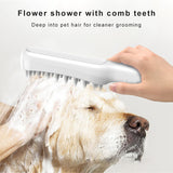 Handheld Pet Grooming Shower Sprayer - With Comb Teeth Hose & Adapters