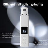Black Professional Pet Nail Grinder Kit - LCD, LED, Laser, for Dogs & Cats