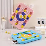 Pink Advanced Interactive Dog Puzzle Toy - Multi-Mechanism Treat Dispensing Slow Feeder for Mental Enrichment