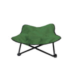 Bright Green Elevated Comfort Pet Bed - Portable & Foldable Dog Cat Cot - Durable 600D Oxford Fabric, Washable Cover, All Seasons
