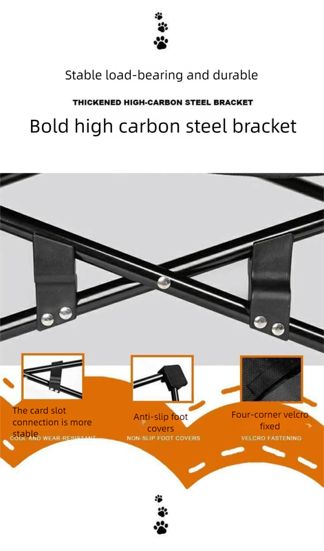 Green Elevated Comfort Pet Bed - Portable & Foldable Dog Cat Cot - Durable 600D Oxford Fabric, Washable Cover, All Seasons