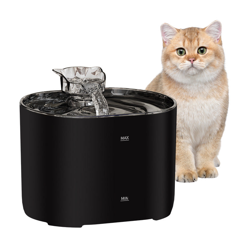Introductory Version Automatic Pet Drinking Fountain for Cats & Dogs - Filtered Flowing Water