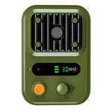 Green USB Rechargeable Color Screen Ultrasonic Dog Repeller - High-Power Anti-Bark Device, 9.2x5.6x13cm, 180g