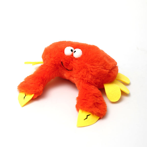 Crab Electric Flapping Plush Cat Toy with Sound - Realistic Self-Play Pet Toy